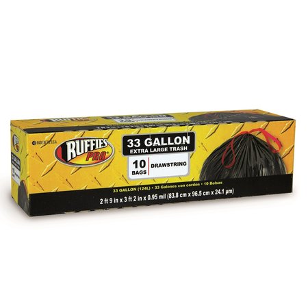 RUFFIES PRO Trash Bags, 10 PK 1124913